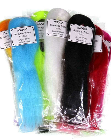 Transform Your Fly Fishing with the Ultimate Bass Streamer Fiber Kit - 01pack Kinky Fly Fibers