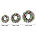 Handcrafted PVC Christmas Wreath for Festive Decor