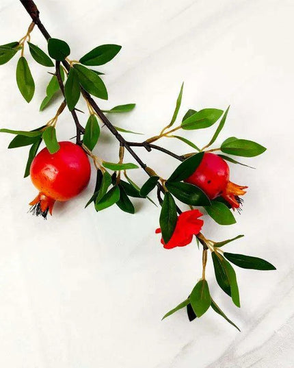 Artificial Flower Pomegranate Branch for Home Decor