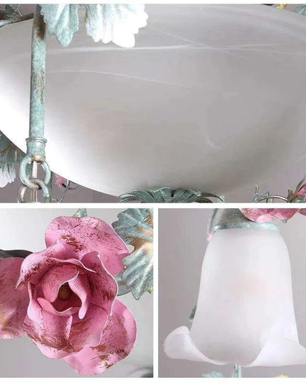 Rose Blossom Luxury LED Chandelier - Artistic Illumination for Elegant Spaces