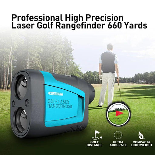 Compact Laser Rangefinder - 600M Distance Measurement Tool for Golf and Hunting