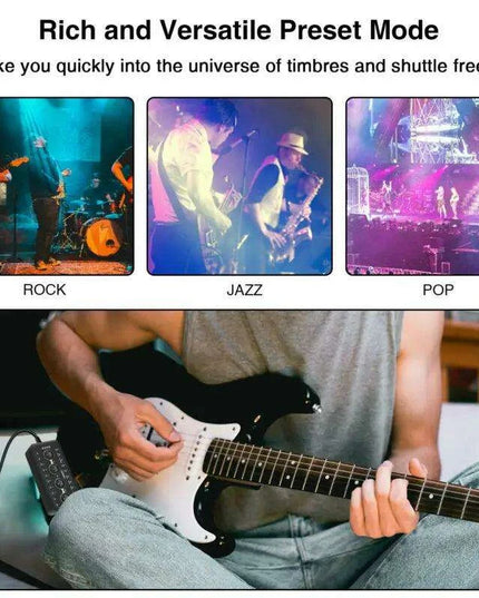 Portable Guitar Amplifier with Delay Effects - Lekato PA-1