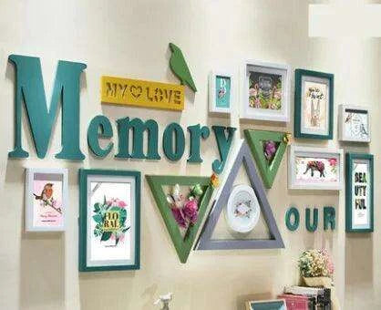 Rustic Charm 11-Piece Photo Frame Set for Cozy Home Decor