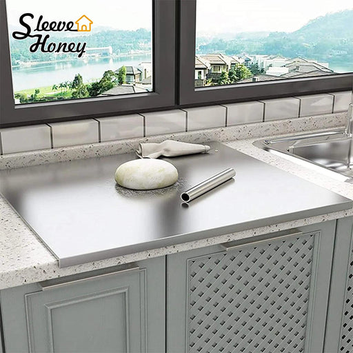 Premium Stainless Steel Kneading Surface - Essential for Every Kitchen