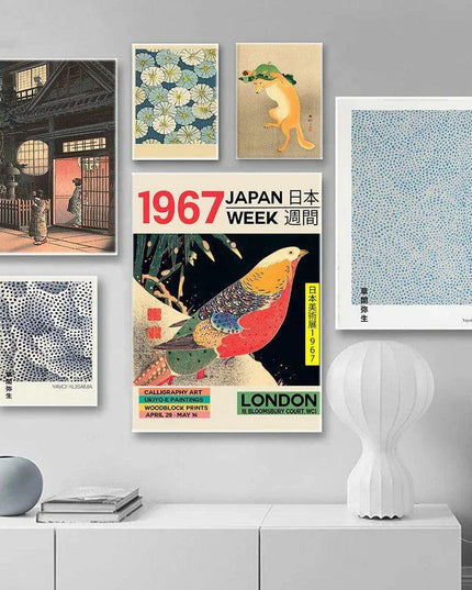 Yayoi Kusama Infinity Dots Abstract Canvas Art - Modern Wall Decor for Stylish Interiors