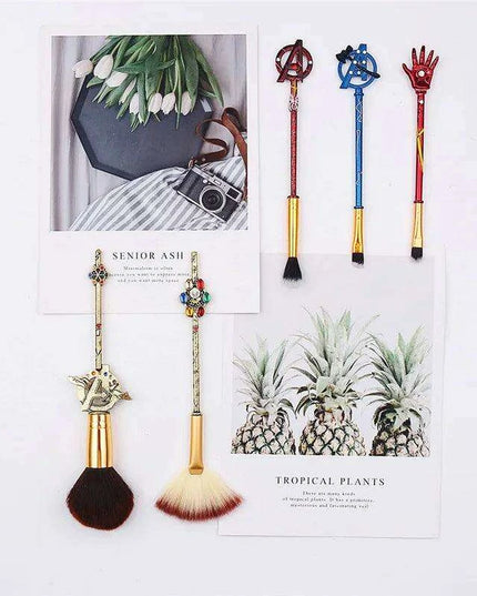 Heroic Beauty: Marvel-Themed Eye Makeup Brush Set
