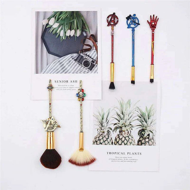 Heroic Beauty: Marvel-Themed Eye Makeup Brush Set