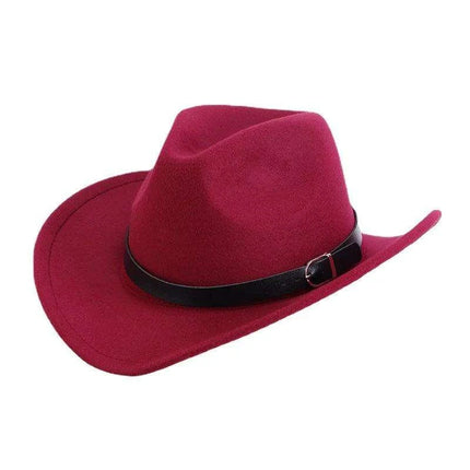 Stylish Unisex Felt Fedora - Winter & Autumn Cowboy Hat for All Occasions