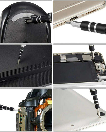 110-Piece Magnetic Precision Tool Set for Home and Professional Repairs in Sturdy Stainless Steel