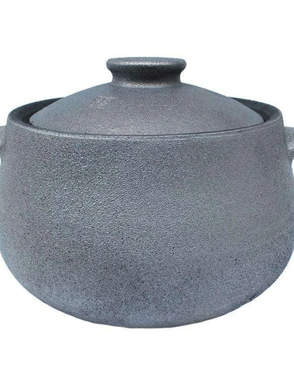 Traditional Clay Soup and Sauce Pot for Gas Stove - Healthy Cookware for Nourishing Meals