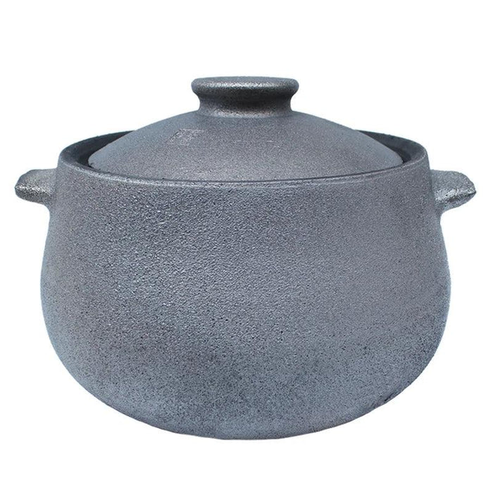 Healthy Clay Saucepan for Gas Stove - Authentic Soup and Sauce Cookware