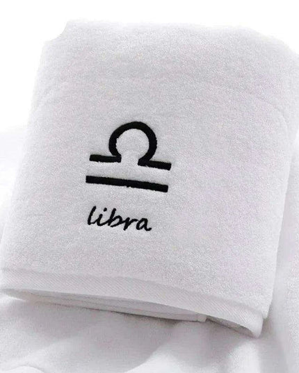 Celestial Zodiac Luxury Quick-Dry Cotton Towel Collection
