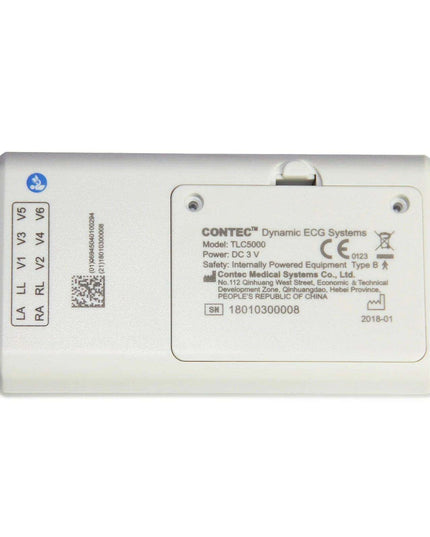 Portable 12-Channel ECG Holter Monitor with LCD for 24-Hour Cardiac Evaluation