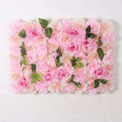 Elegant Floral Wall Art Handmade with Cotton, Silk, and Artificial Blooms