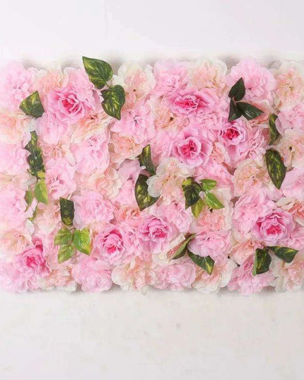 Elegant Floral Wall Art Handmade with Cotton, Silk, and Artificial Blooms