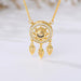 Personalized Dream Catcher Necklace - Meaningful Stainless Steel Gift for Friends with Custom Engraving