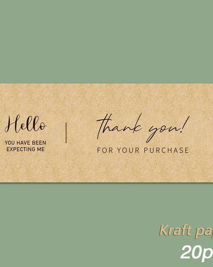 Charming "Nice To Meet You Too" Adhesive Thank You Seals - Pack of 20-50