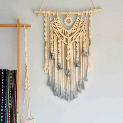 Luxurious Handcrafted Bohemian Macrame Dream Catcher for Elegant Wall Decor