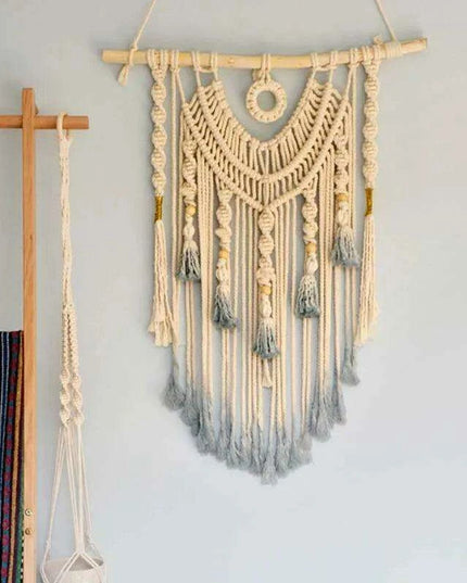 Luxurious Handcrafted Bohemian Macrame Dream Catcher for Elegant Wall Decor
