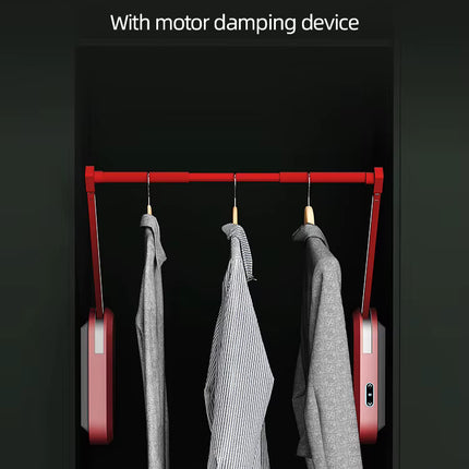 Electric Pull-Down Wardrobe Lift Rail with Smart Remote & Voice Control | Très Elite