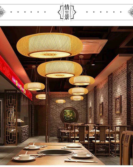 Bamboo Elegance: Artisanal Pendant Lights Inspired by Asian Heritage