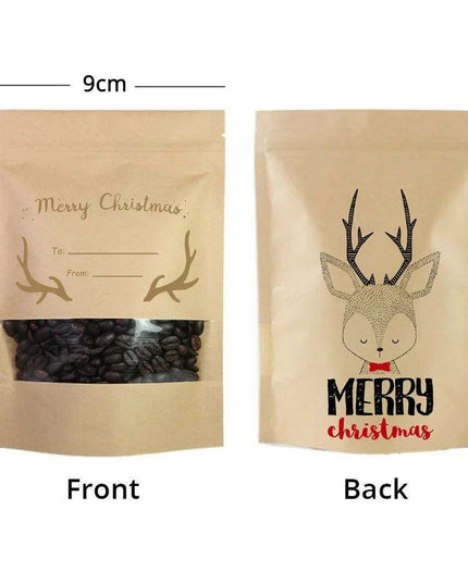 Christmas Ziplock Gift Bags Set - 50 Festive Designs for Merry Holiday Gifting