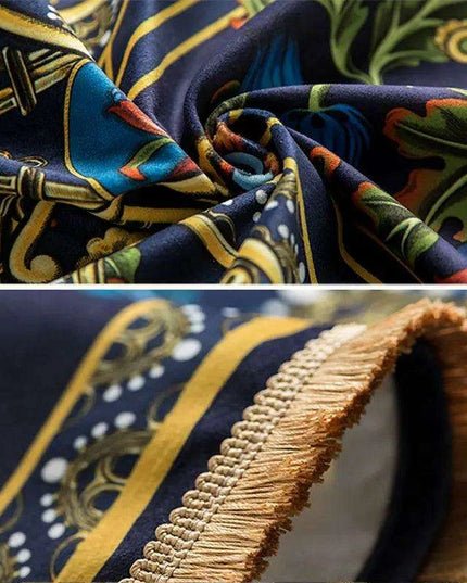 Luxurious Floral Velvet Tablecloth: Elevate Your Dining Experience