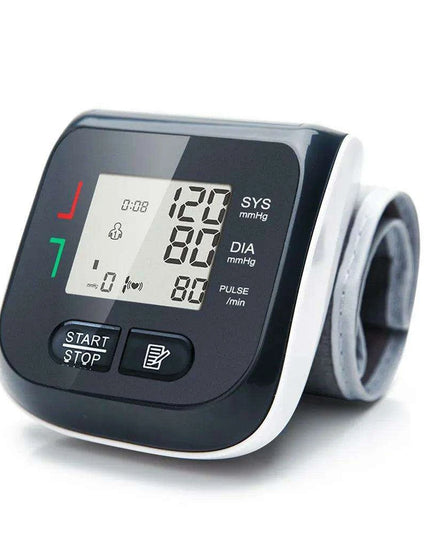 Wrist-Fit Digital Blood Pressure & Heart Rate Tracker for Optimal Health Monitoring