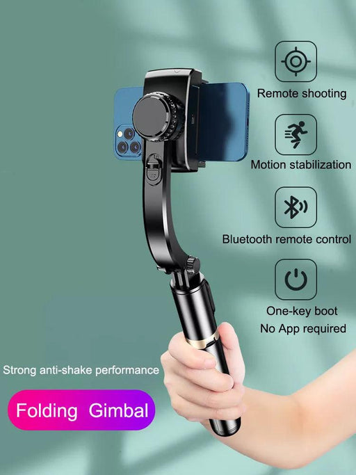 Smartphone Gimbal Stabilizer with Bluetooth Tripod and Selfie Stick