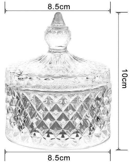 Chic Minimalist Glass Organizer Jar for Jewelry and Aromatherapy Essentials