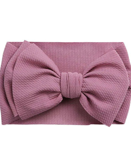 Chic Oversized Bow Turban Headband for Fashion-Forward Baby Girls