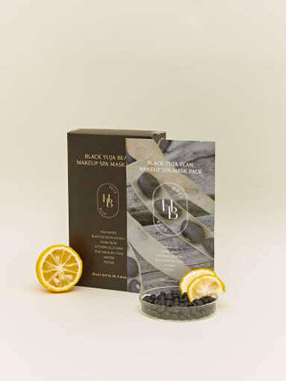 HEVEBLUE Black Yuja Bean Makeup Spa Mask Pack 23ml X 10ea - Très Elite