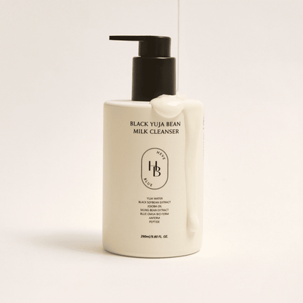 HEVEBLUE Black Yuja Bean Milk Cleanser 290ml - Très Elite