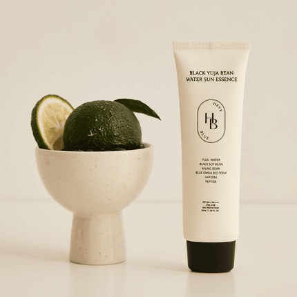 HEVEBLUE Black Yuja Bean Water Sun 50ml - Très Elite