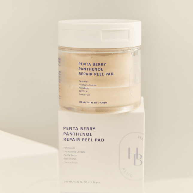 HEVEBLUE Penta Berry Panthenol Repair Peel Pad 160ml/70ea - Très Elite