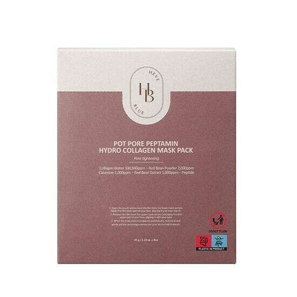 HEVEBLUE Pot Pore Peptamin Hydro Collagen Mask Pack 35g X 4ea - Très Elite