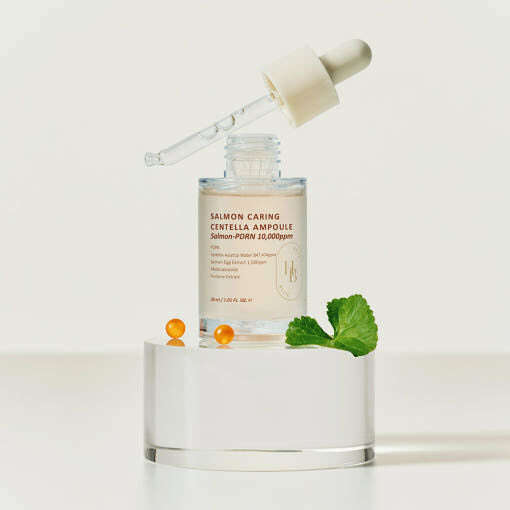 HEVEBLUE Salmon Caring Centella Ampoule 30ml - Très Elite