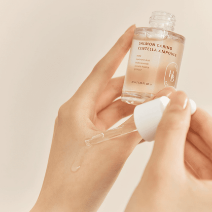 HEVEBLUE Salmon Caring Centella Ampoule 30ml - Très Elite