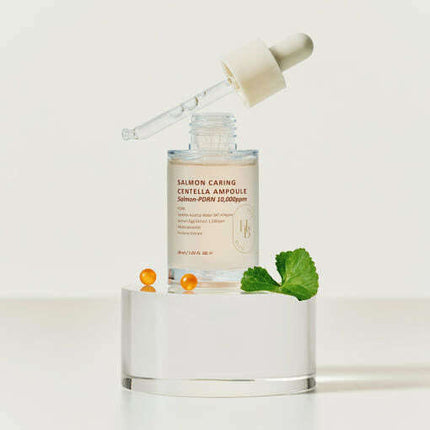 HEVEBLUE Salmon Caring Centella Ampoule 30ml - Très Elite