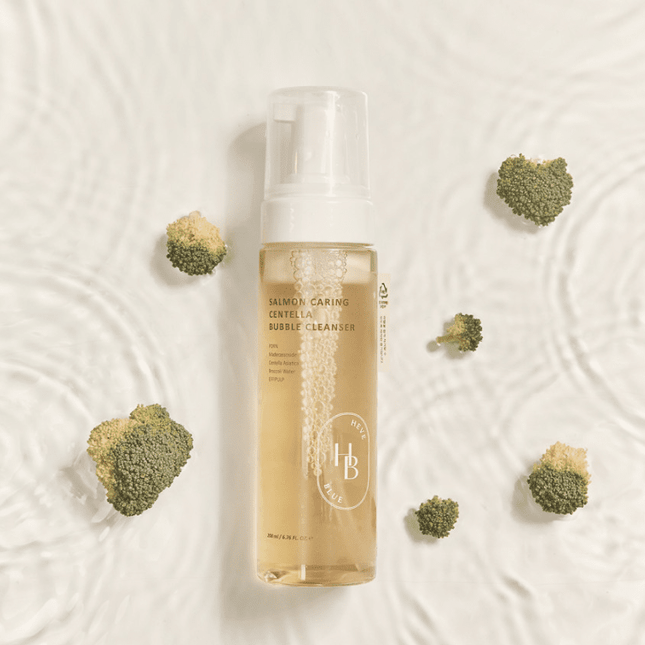 HEVEBLUE Salmon Caring Centella Bubble Cleanser 200ml - Très Elite