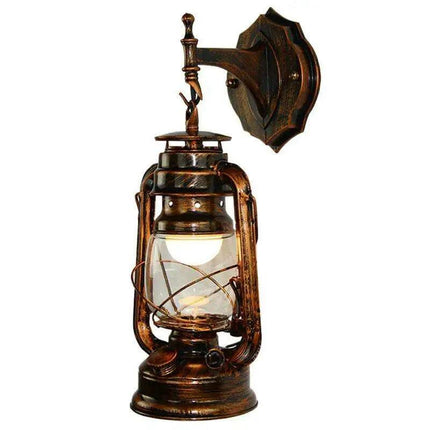 Retro Antique Copper Wall Lantern Sconce - Add Timeless Elegance to Your Home