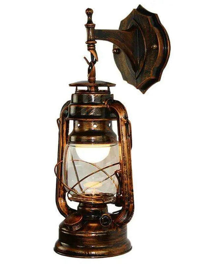 Retro Antique Copper Wall Lantern Sconce - Add Timeless Elegance to Your Home
