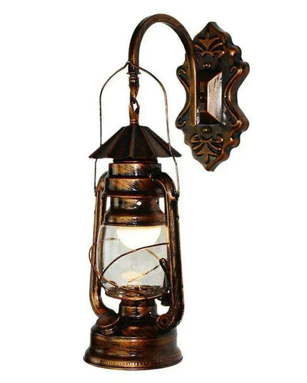 Retro Antique Copper Wall Lantern Sconce - Add Timeless Elegance to Your Home