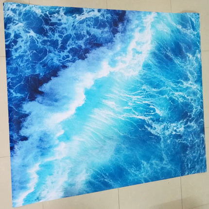 3D Ocean Waves PVC Floor & Wall Mural