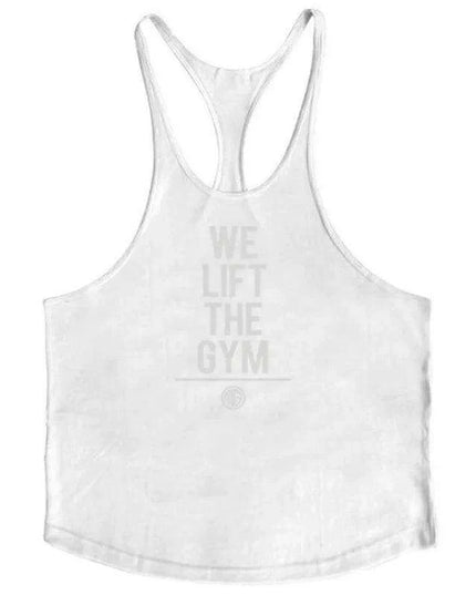 Men's Y-Back Sleeveless Muscle Tank - Performance Fitness Stringer Vest for Bodybuilding