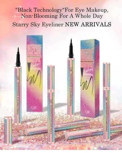 Sleek Noir Waterproof Eyeliner - Effortless Sophistication for All-Day Glamour