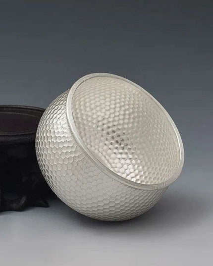 Luxurious S999 Silver Japanese Tea Ceremony Set for the Ultimate Tea Experience