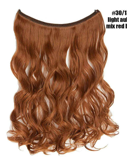 Glamorous Transformation: Discover the Magic of Invisible Wire Hair Extensions