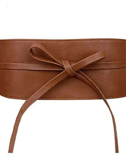 Chic Bohemian Bowknot Wrap Belt - Stylish Waist Cincher for Women