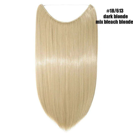 Glamorous Transformation: Discover the Magic of Invisible Wire Hair Extensions